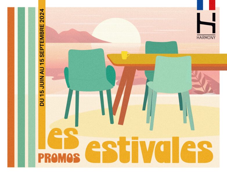 PROMOTION HARMONY “Les Estivales” valable du 15 juin au 15 septembre 2024 – Mobilier De Bureau Alençon – Nicolas Simon