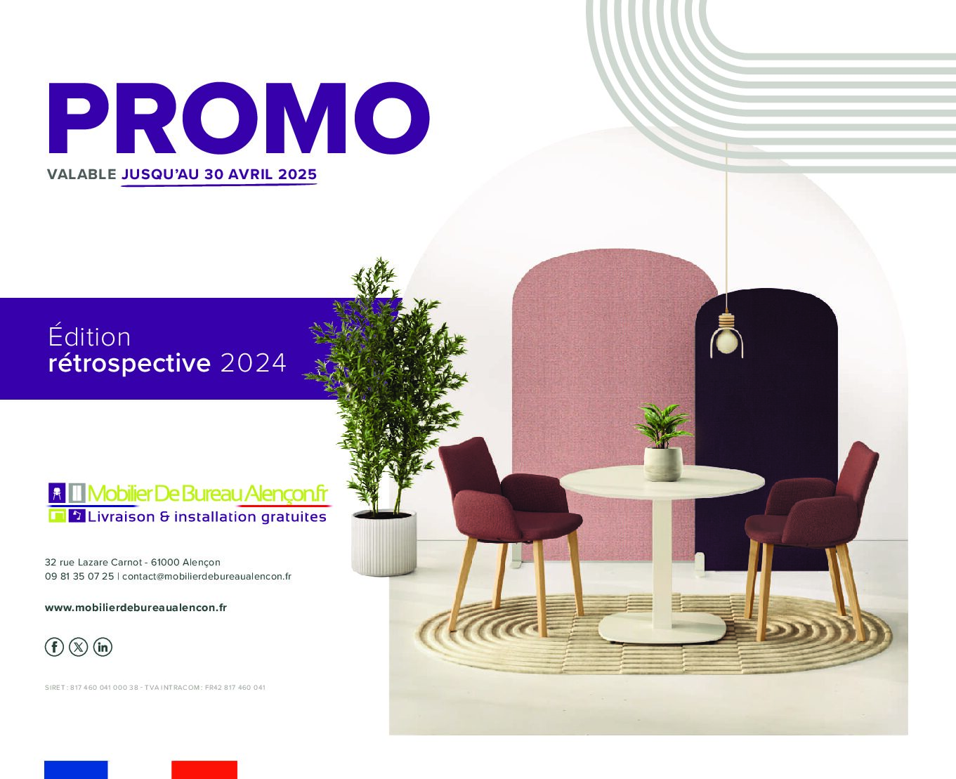 PROMOTION HARMONY valable jusqu’au 30 avril 2025 – Mobilier De Bureau Alençon – Nicolas Simon